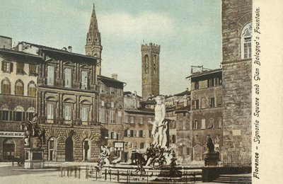 Florence, Italy, Piazza Signoria by Italian Photographer