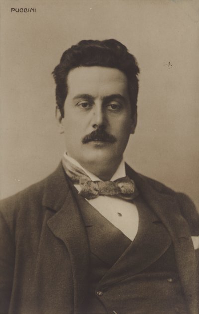 Giacomo Puccini by Italian Photographer
