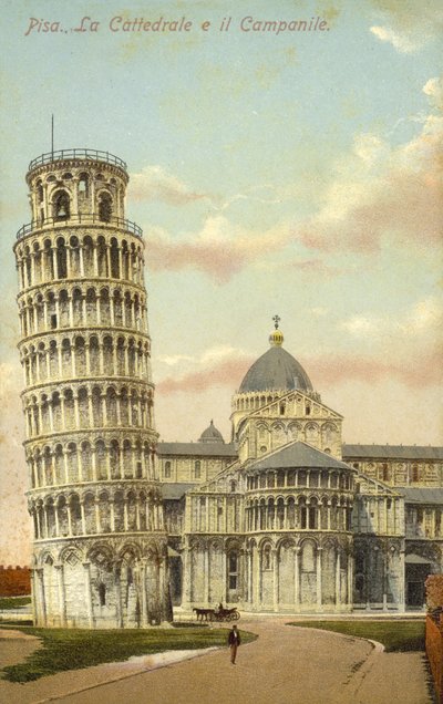 Leaning Tower of Pisa and Pisa Cathedral by Italian Photographer