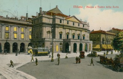 Milan - Piazza and Teatro alla Scala by Italian Photographer