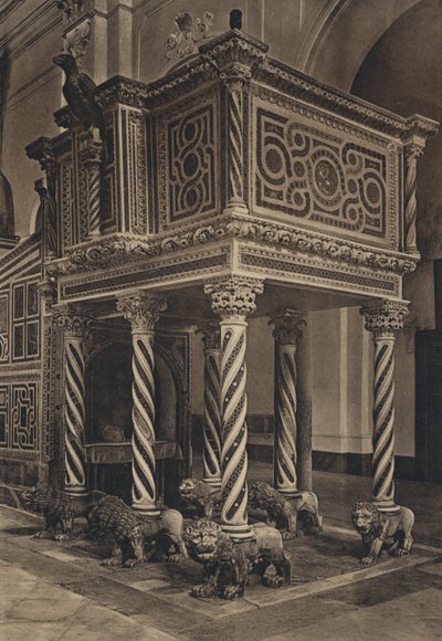 Naples: Ravello, Duomo, Pulpit by Italian Photographer