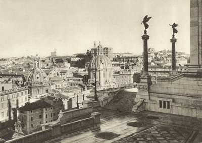 Panorama from the Monument to Victor Emmanuel by Italian Photographer