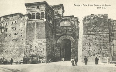 Perugia, Italy, Porta Urbica Etrusca O Di Augusto by Italian Photographer