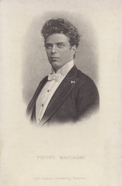 Pietro Mascagni, Italian composer of the opera Cavalleria Rusticana by Italian Photographer