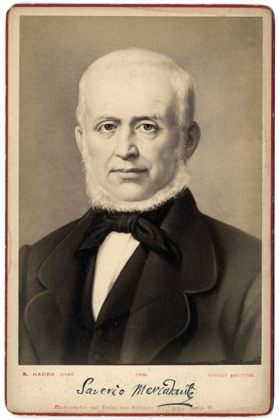 Portrait of Saverio Mercadante by Italian Photographer