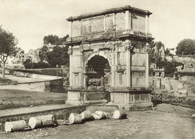 Roman Forum, Arch of Titus by Italian Photographer