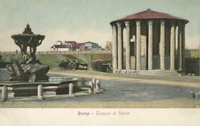 Rome, Italy, Tempio Di Vesta by Italian Photographer