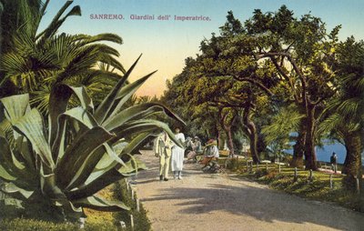 San Remo, Italy, Giardini Del Imperatrice by Italian Photographer
