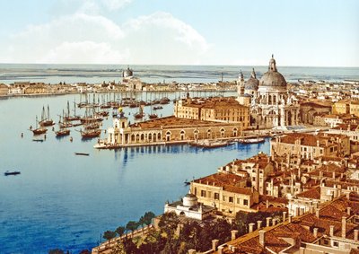 Santa Maria della Salute from the Campanile Tower in St. Mark
