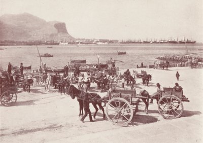 Sicily: On the Quay at Palermo by Italian Photographer
