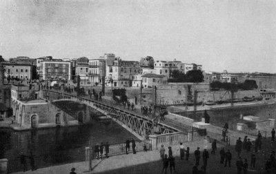 Taranto, Swing Bridge Closed and Old City by Italian Photographer