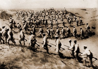 The Italian Landing in Benghasi (or Bengazi) (Libya) in Cyrenaic by Italian Photographer