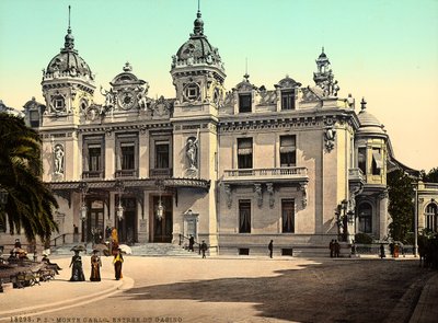 The Façade of the Casino of Monte Carlo, Monaco by Italian Photographer