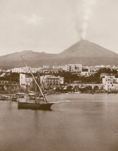 Torre Del Greco, Panorama and Vesuvius by Italian Photographer