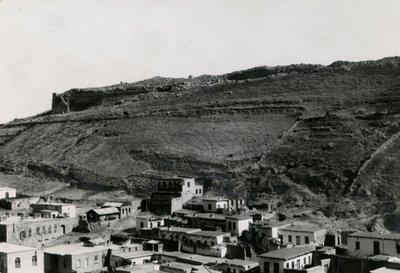 View of Hellenistic Walls in Northeast Corner of Acropolis, Amman, Jordan by Italian Photographer