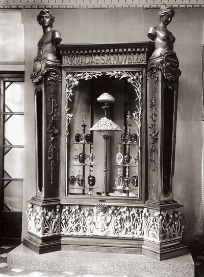 Vitrine, Officina Profumo, Farmaceutica di Santa Maria Novella, Florence, Italy by Italian Photographer