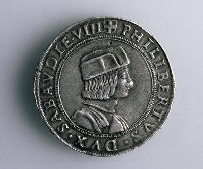 4-Teston coin (obverse) of Philibert II of Savoy (1497-1504), 15th-16th century by Italian School