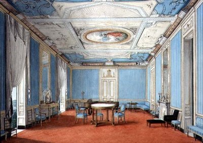 A Neo-Classical Neopolitan Palazzo Interior by Italian School