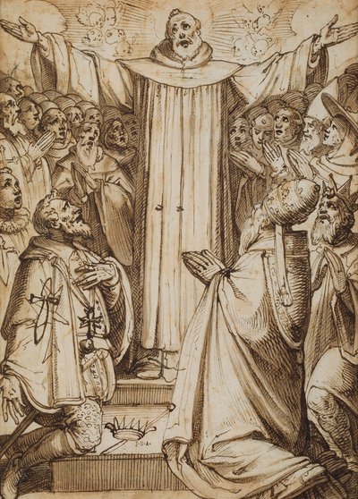 A Pair of Religious Scenes by Italian School