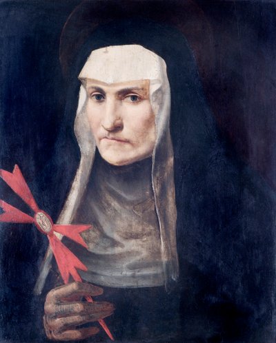 A Sainted Nun, c.1600 by Italian School