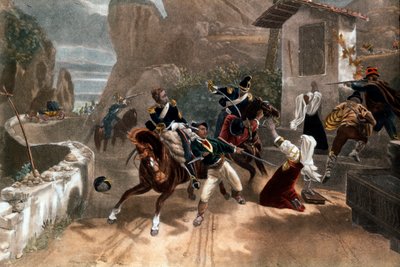 A Fight Between Brigands and the Pope