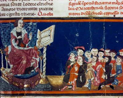 A Master and His Pupils (Miniature of the Florentine School) by Italian School
