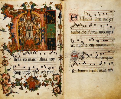The Virgin with angels, from the 