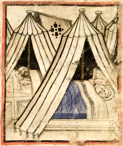 The Israelites Indulge in Sexual Immorality with the Moabite Women in Their Tents by Italian School