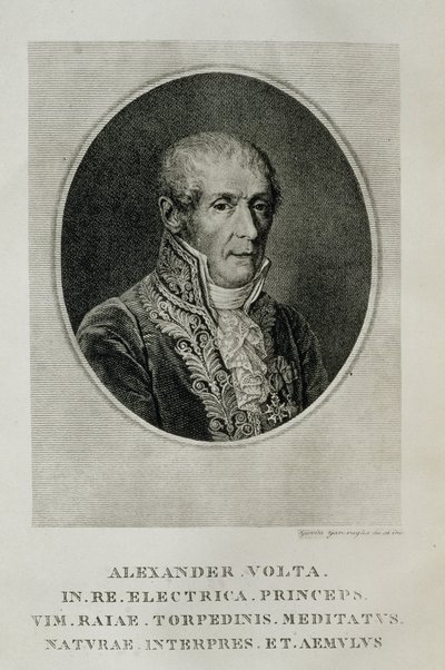 Alessandro Giuseppe Antonio Anastasio Volta, from L