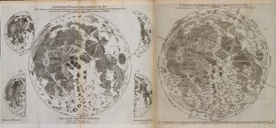 Almagestum novvum astronomaiam veterem novamque complectens observationibus aliorum, et propriis nouisque theorematibus, problematibus, ac tabulis pomotam, c.1660 by Italian School