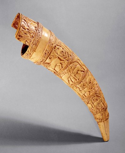 An oliphant, from the Treasure of St. Sernin, Salerno Workshop by Italian School