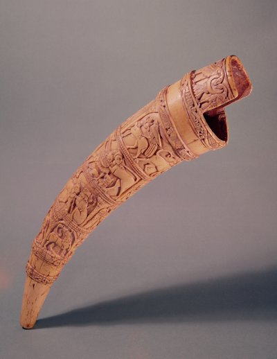 An oliphant, from the Treasure of St. Sernin, Salerno Workshop by Italian School