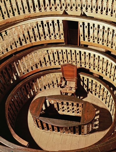 Anatomical theatre, built 1594-95 by Italian School