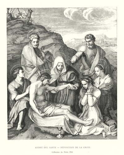 Andrea del Sarto, Deposition from the Cross, Collection of the Pitti Palace by Italian School