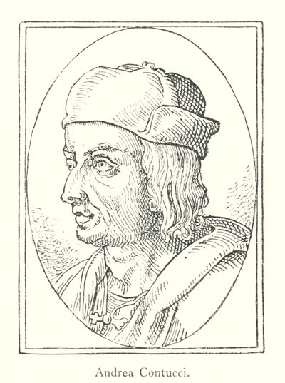 Andrea Contucci (engraving) by Italian School