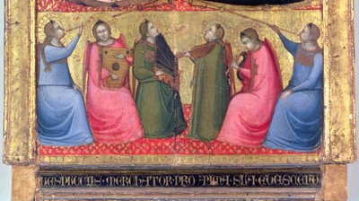 Angels Playing Musical Instruments (detail) by Italian School