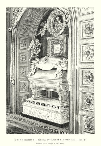 Antonio Rossellino, Tomb of Cardinal of Portugal by Italian School