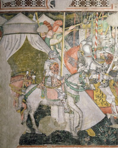 Army on horseback, (detail) by Italian School