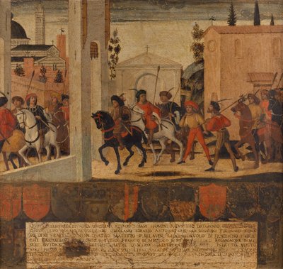 Arrival of a Delegation of Ambassadors to Siena by Italian School