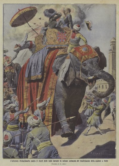 Assassination Attempt Against Lord Hardinge, Viceroy of India by Italian School