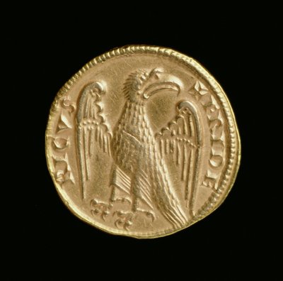 Augustalis of Frederick II (1198-1250), Kingdom of Sicily and Southern Italy, Messina Mint, 1231-50 (reverse) by Italian School