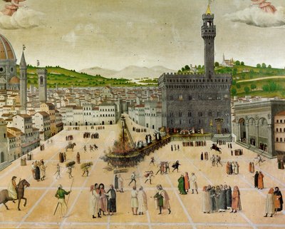 Autodafe of Girolamo Savonarola by Italian School