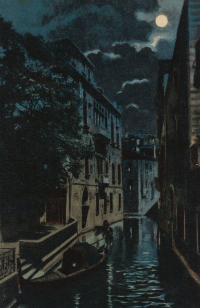 Back Canal, Venice by Italian School