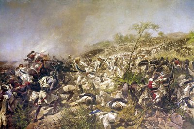 Battle of Dogali: Italy in Eritrea in February 1887 by Italian School
