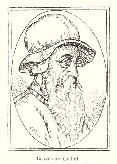 Benvenuto Cellini (engraving) by Italian School