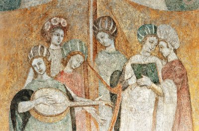 Bicocca degli Arcimboldi: 15th Century Fresco (detail) by Italian School