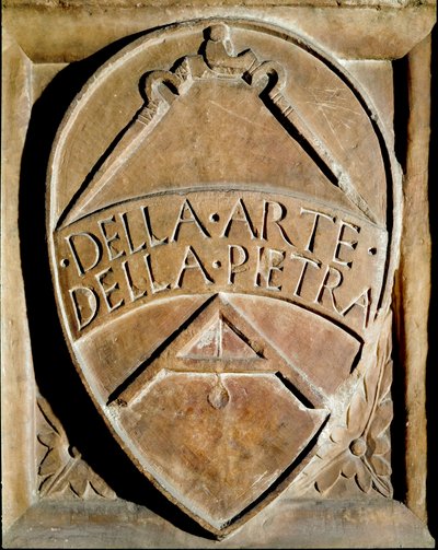 Blazon of the Congregation of Stone Workers by Italian School