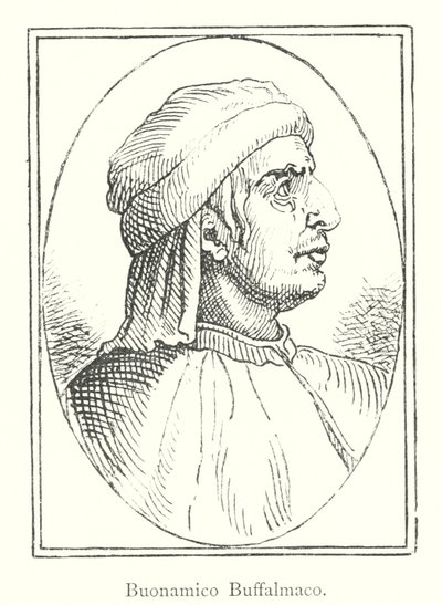 Buonamico Buffalmacco (engraving) by Italian School