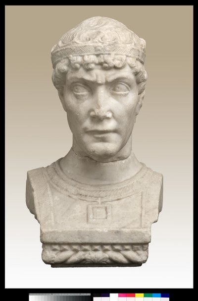 Bust of a Man with Crown by Italian School