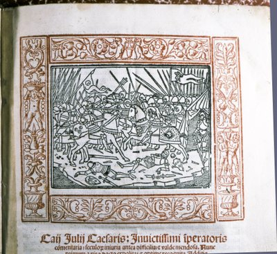 CAESAR Gaius Iulius: Illustration from Caesar